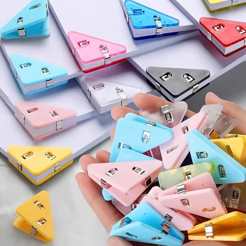Stationery Books - 창의적인 삼각형 클립, 지폐 클립, 책