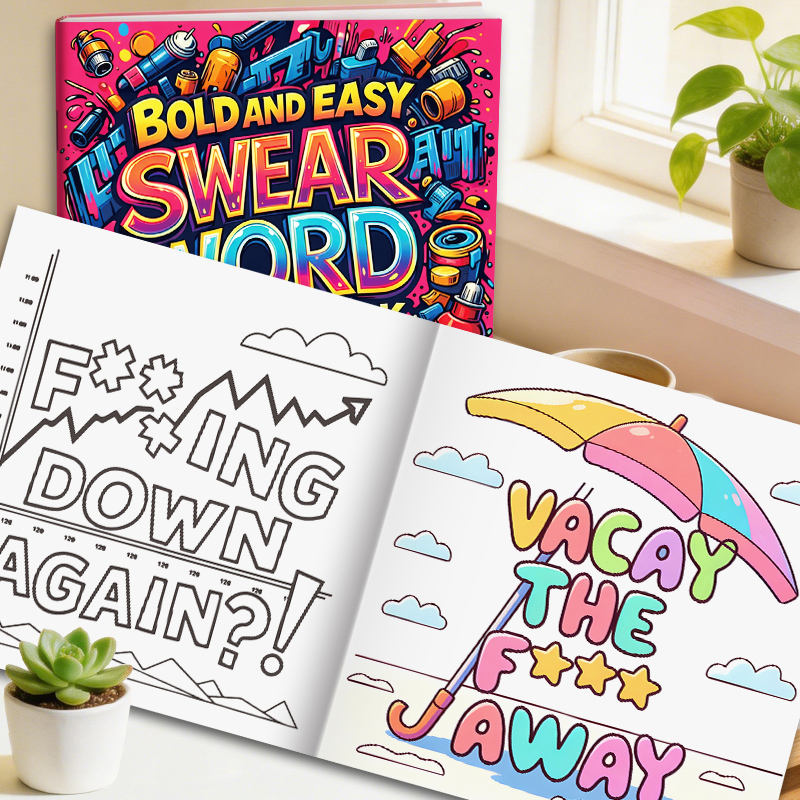 유머러스하고 창의적인 디자인의 성인용 컬러링북, 유머러 - Adult Coloring Book Stress Relief 리뷰 및 가격