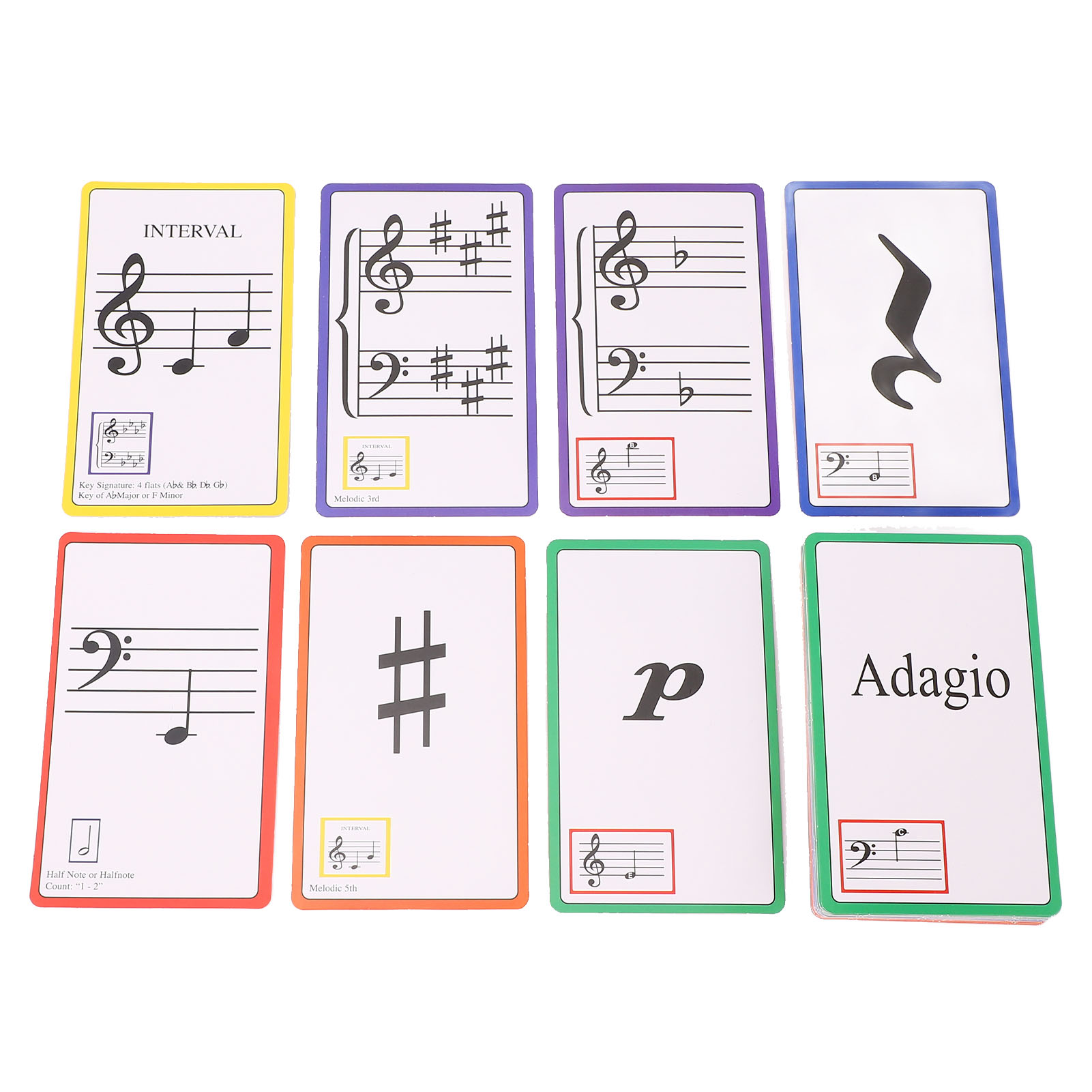 음악 플래시 카드 색상 코드화 양면 피아노 음표 플래시 - Blank Sheet Music Notebook 리뷰 및 가격