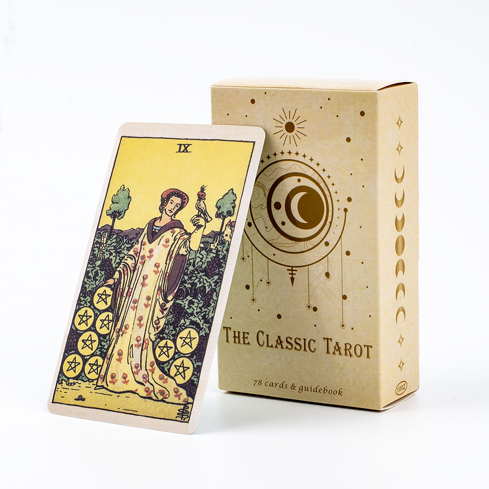 초보자를 위한 클래식 타로 보드 게임 78Pcs 10. - Tarot Deck With Guidebook 리뷰 및 가격