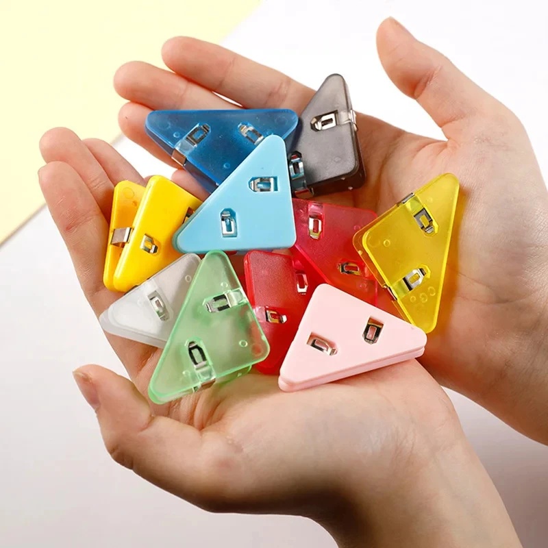 창의적인 삼각형 클립, 지폐 클립, 책 모서리 바인더  - Stationery Books 리뷰 및 가격