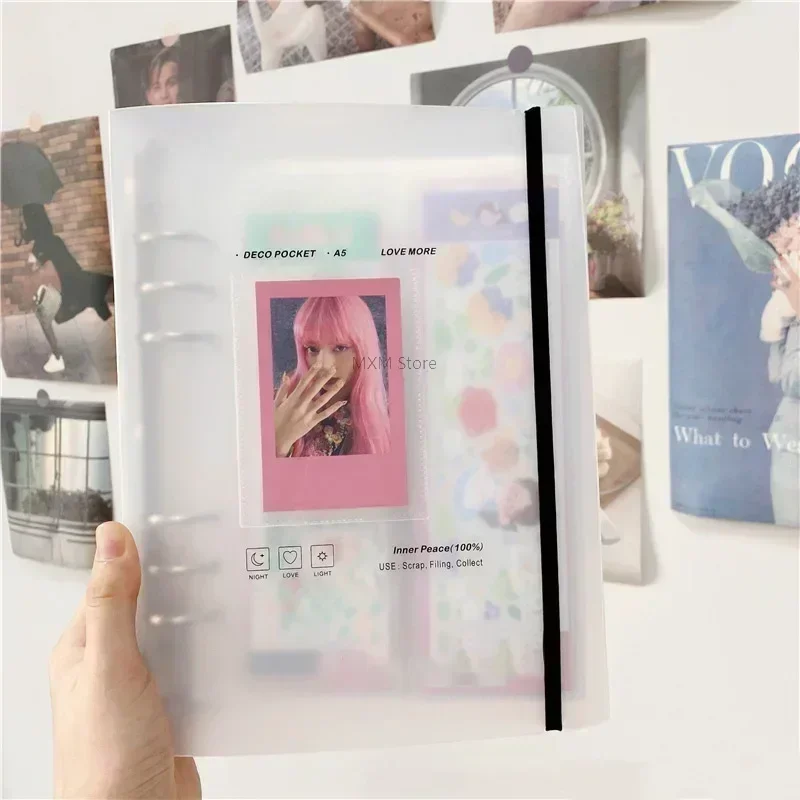 A5 바인더 포토 카드 홀더 Kpop 포토 카드 사진  - Kpop Photo Card Binder 3 Inch 리뷰 및 가격
